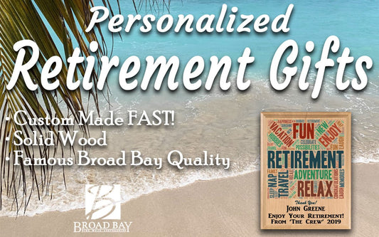 Retirement Gift Plaque - Personalized