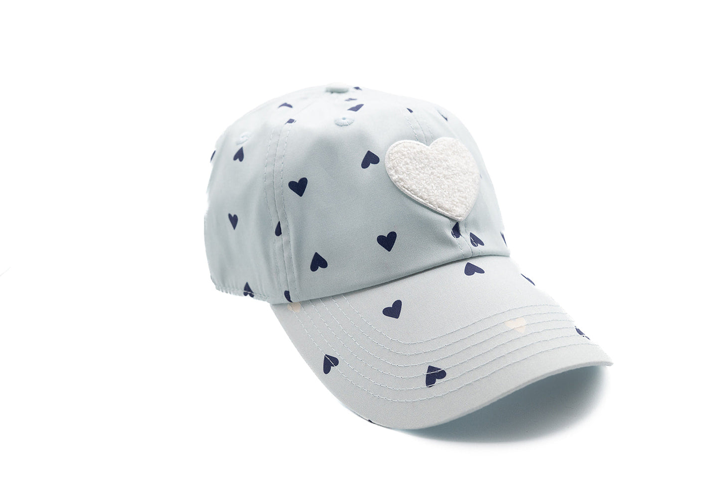 Printed Hearts Baseball Hat