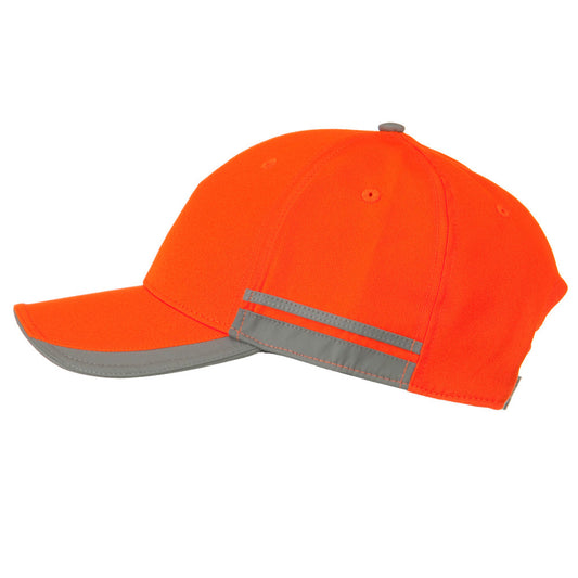 Reflective Fabric Accents Safety Cap