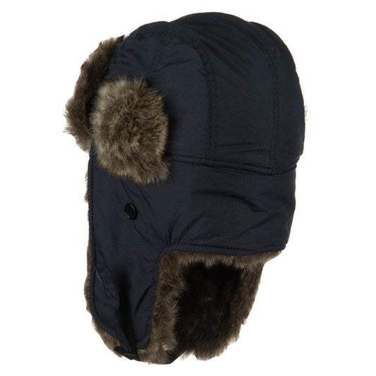 Boy's Ripstop Faux Fur Trooper Hat
