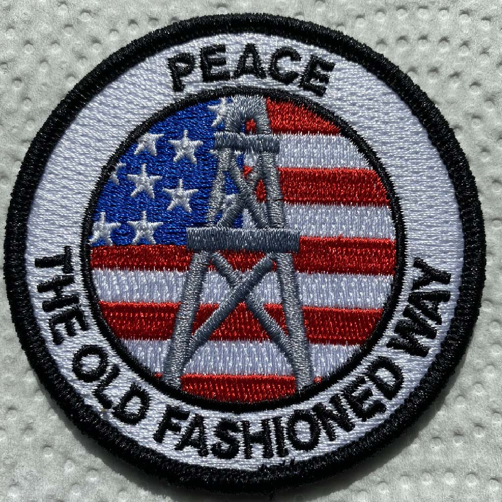 US Oil Rig - Peace The Old Fashioned Way