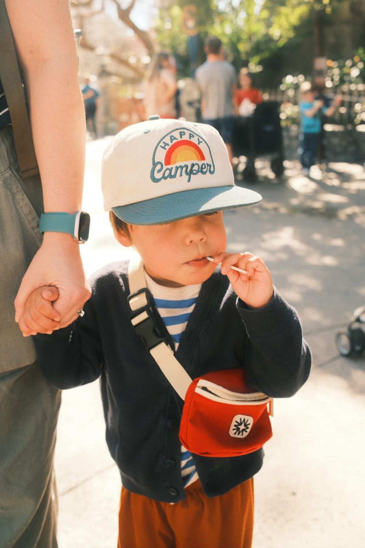 Happy Camper Snapback Hat (Youth)