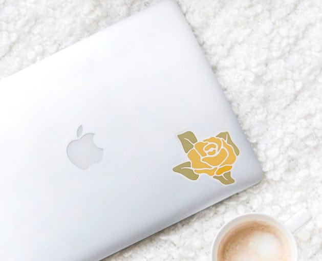 Yellow Rose Sticker
