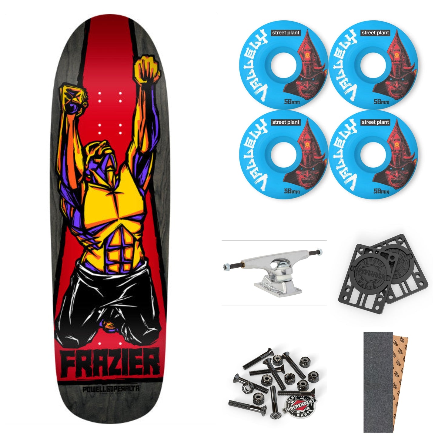 Powell Peralta Mike Fraizer Yellow Man 9.5" Complete Skateboard