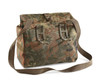 GERMAN FLECKTARN
GAS MASK BAG W/STRAP USED