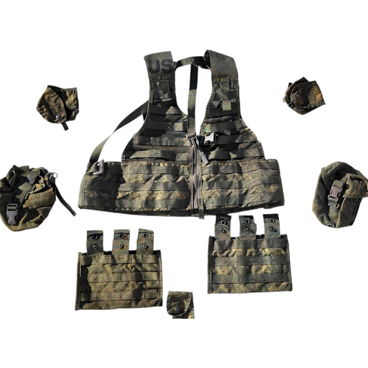 OD Green dyed ACU riflemen set 7 pouchs