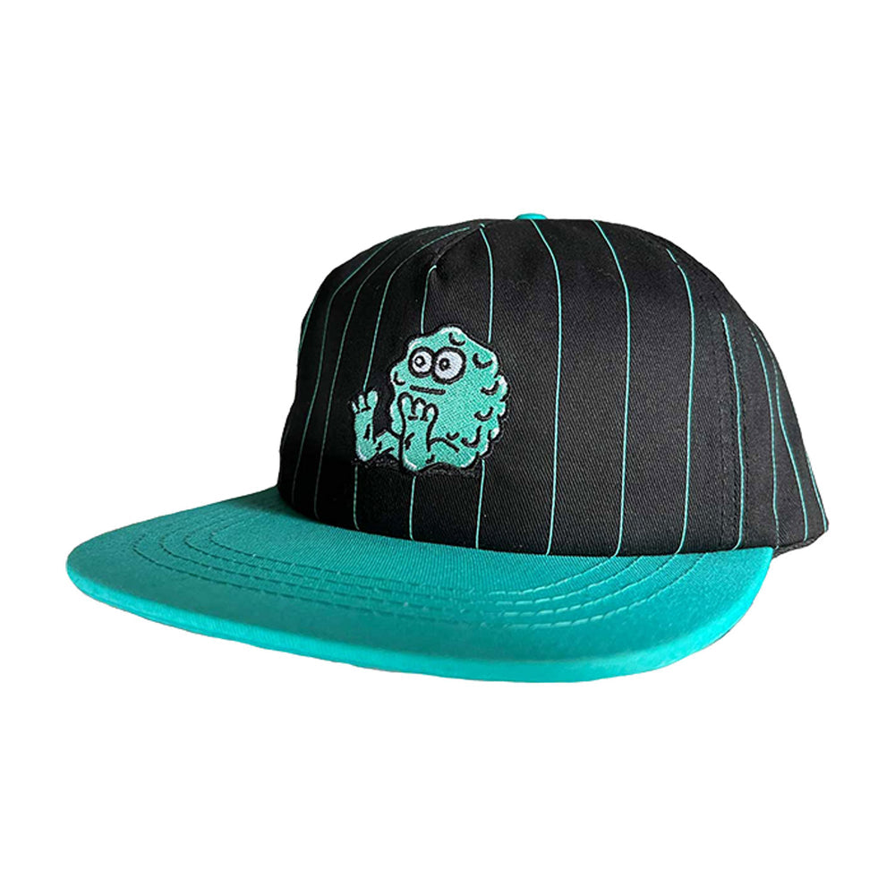 Snot Wheels "Pinstripe" Black Snapback Hat