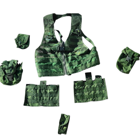 Jungle Green Dyed ACU Riflemen set 7 pouches