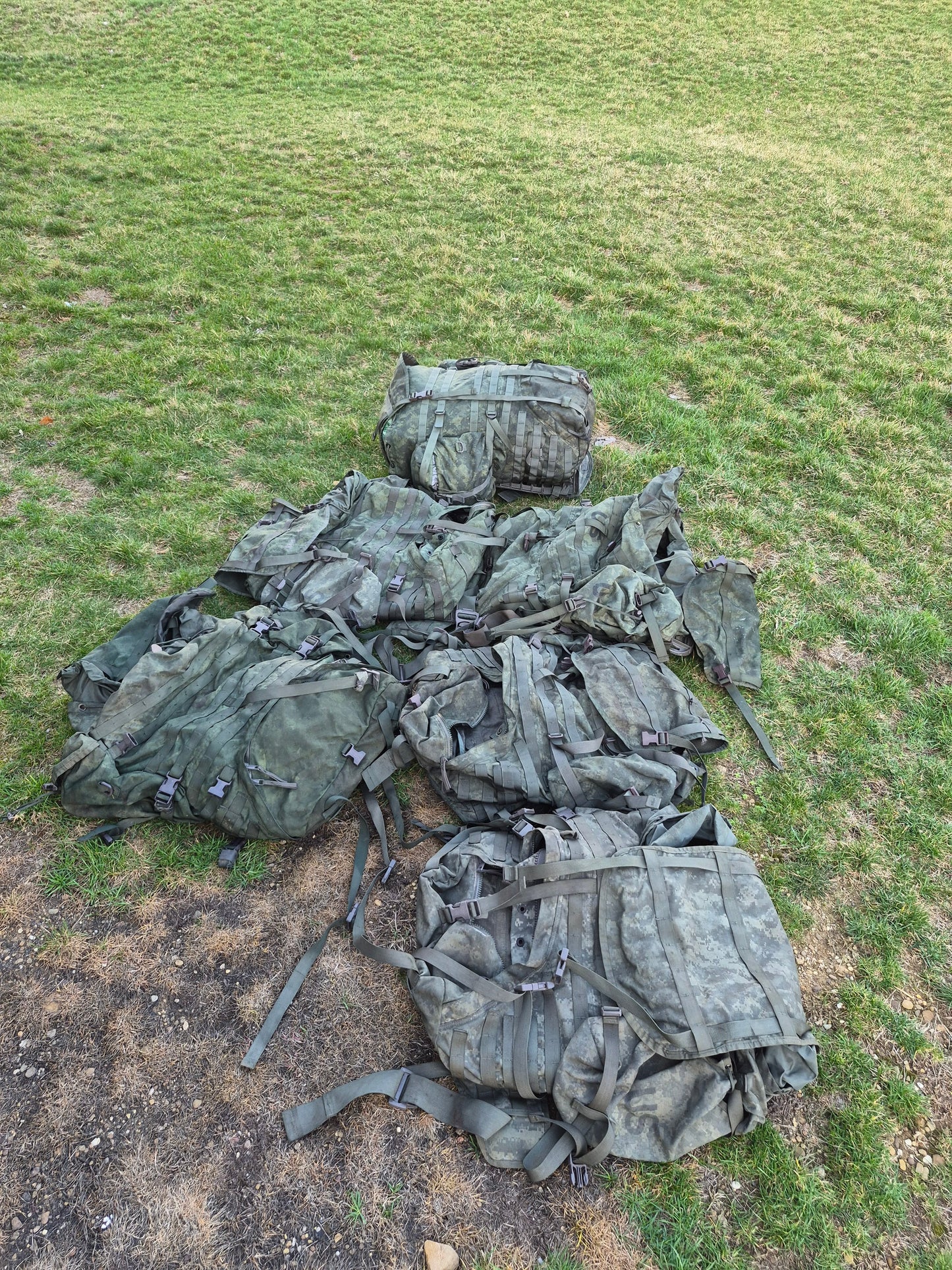 EMR ish Forest Green Dyed ACU Large Molle II Rucksack