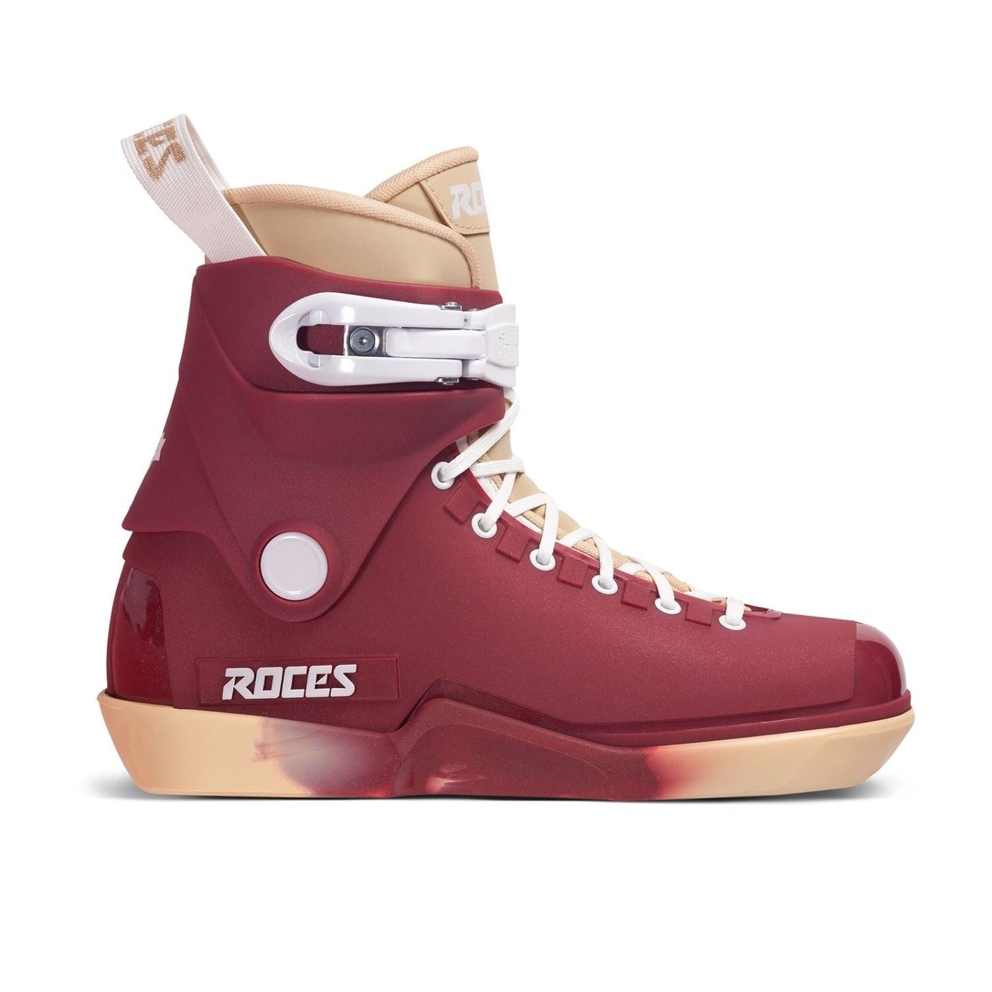 Roces M12 Lo Team Aggressive Inline Skates Boot Only - Pomegranate