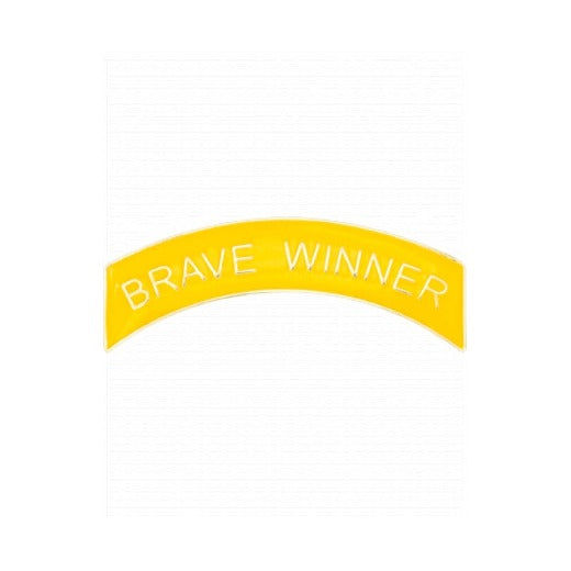 ROTC Metal Arc Tab BRAVE WINNER