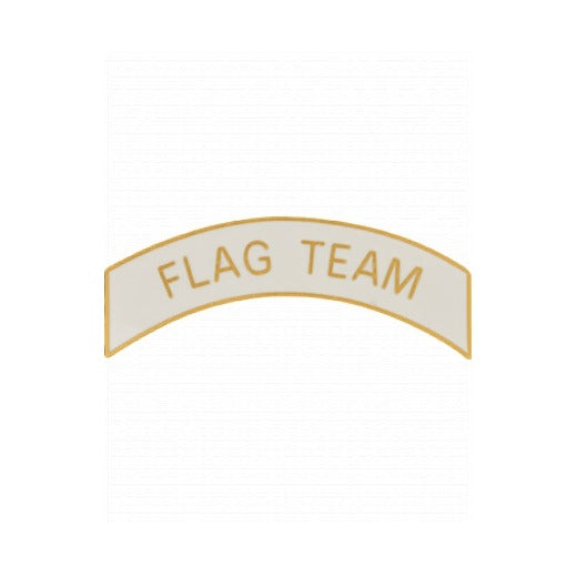 ROTC Metal Arc Tab FLAG TEAM