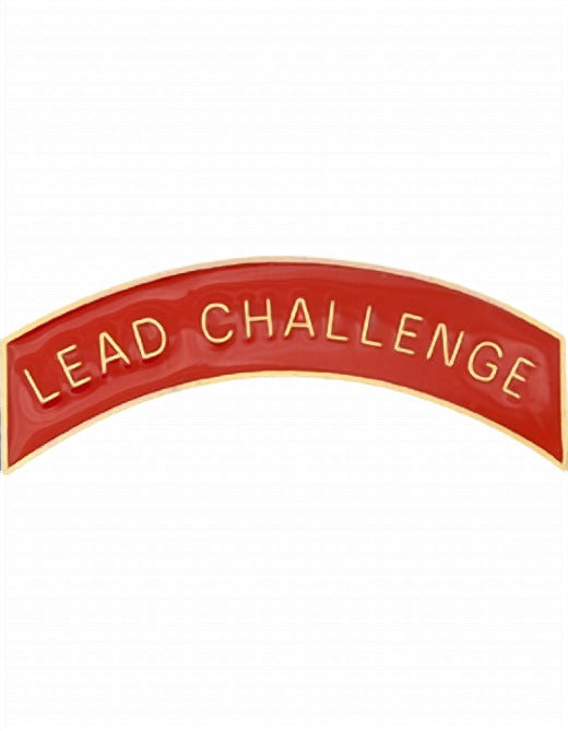 ROTC Metal Arc Tab LEAD CHALLENGE