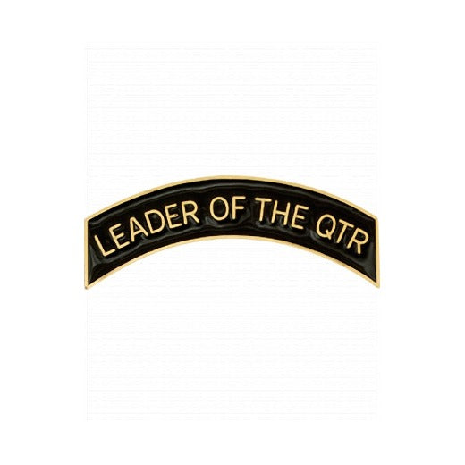 ROTC Metal Arc Tab LEADER OF THE QTR