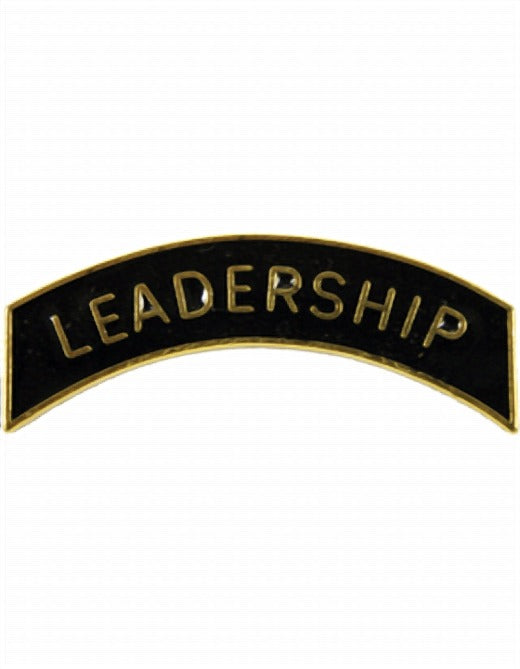 ROTC Metal Arc Tab LEADERSHIP