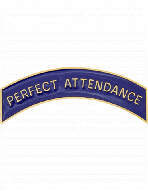 ROTC Metal Arc Tab PERFECT ATTENDANCE