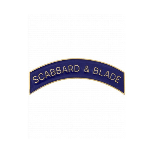 ROTC Metal Arc Tab SCABBARD & BLADE