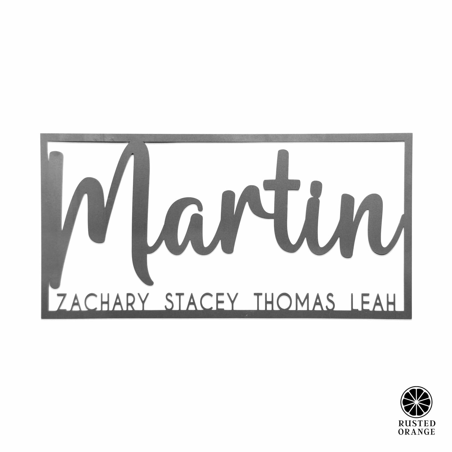 This is Us Family Name Sign - House Name Sign Metal Wall Decor