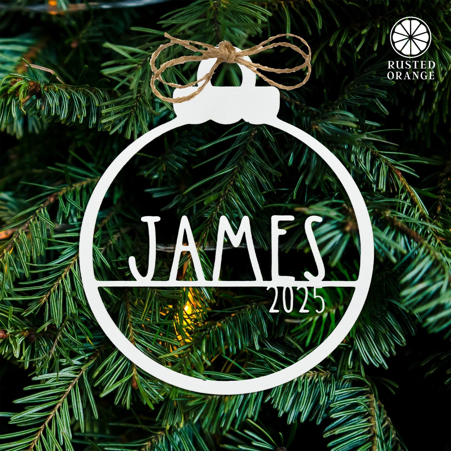 Amelia Jane Ornament - 2 Please - Customized Christmas Ornament for Christmas Tree