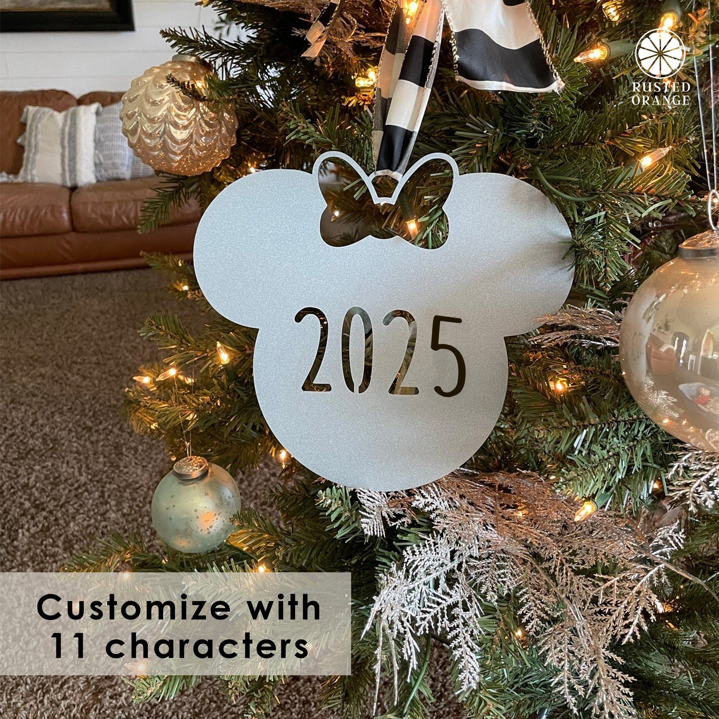 Mouse Ears and Castle Ornament - 3 pack - Christmas Tree Decorations