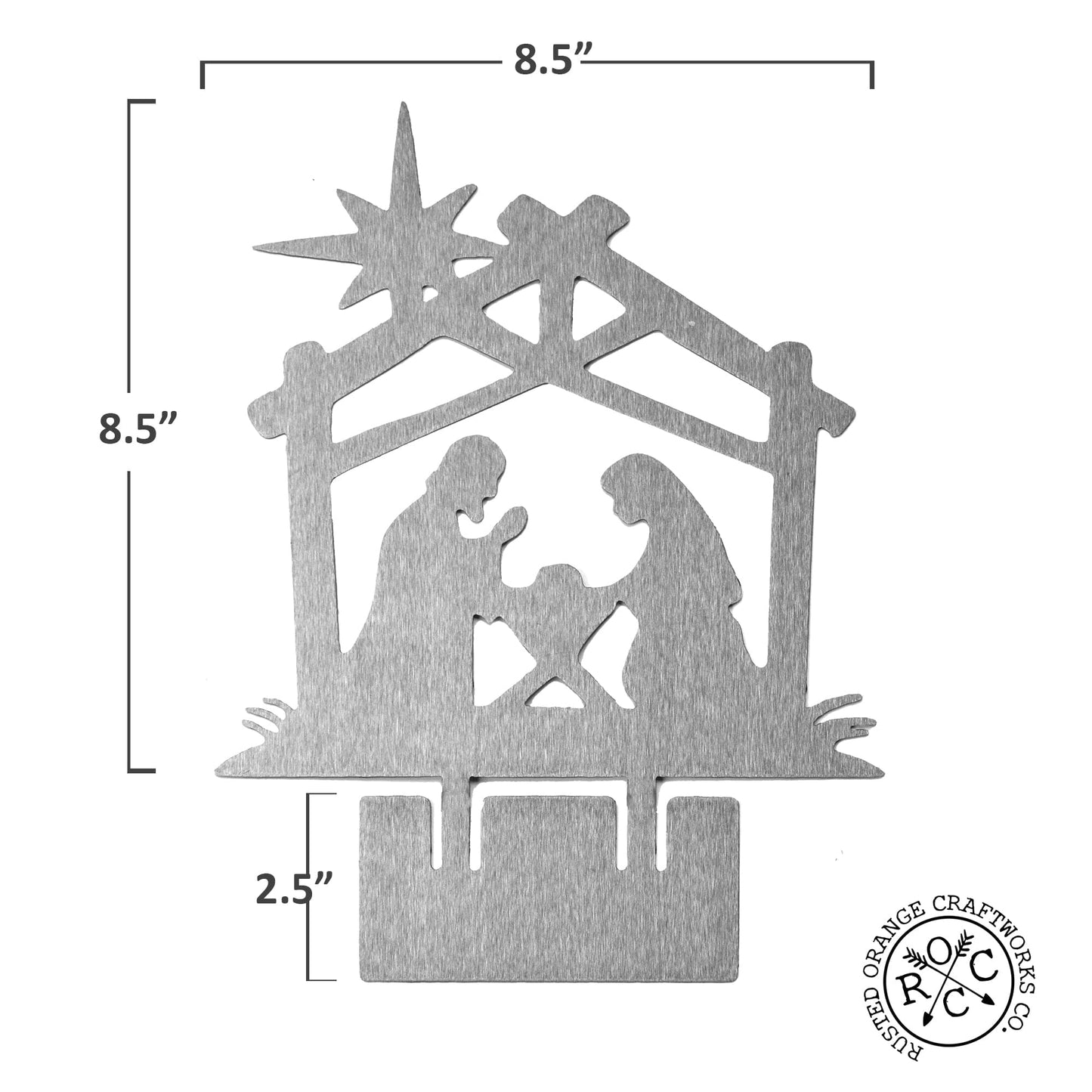 9" Nativity Silhouette - 4 Styles - Birth of Jesus Scene Figures