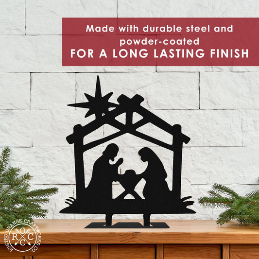 9" Nativity Silhouette - 4 Styles - Birth of Jesus Scene Figures