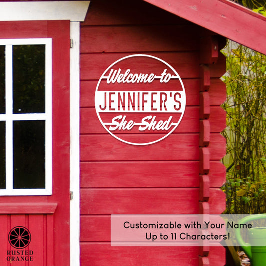 Vintage Circle Signs - Personalized Decorative Garage or Workshop Sign
