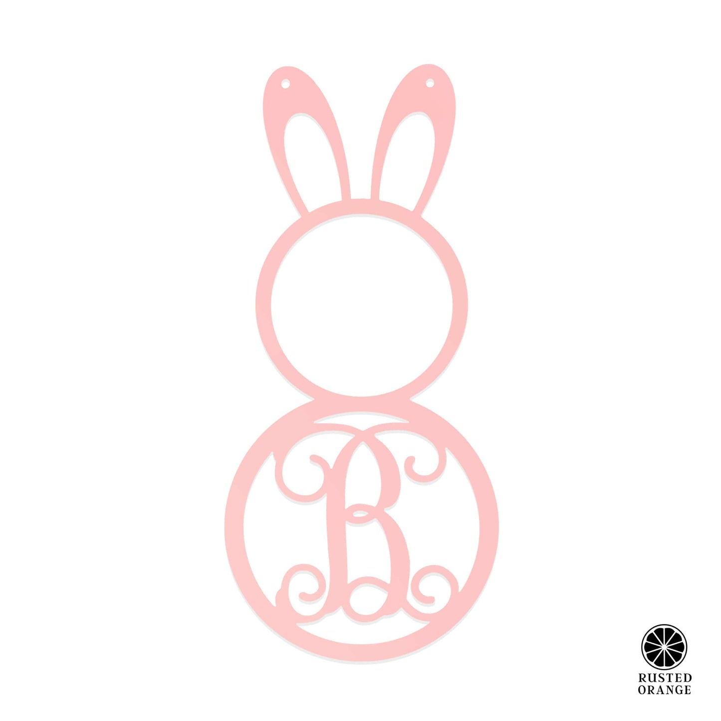Peter Cottontail Monogram - Door Wreaths for Front Door Outside