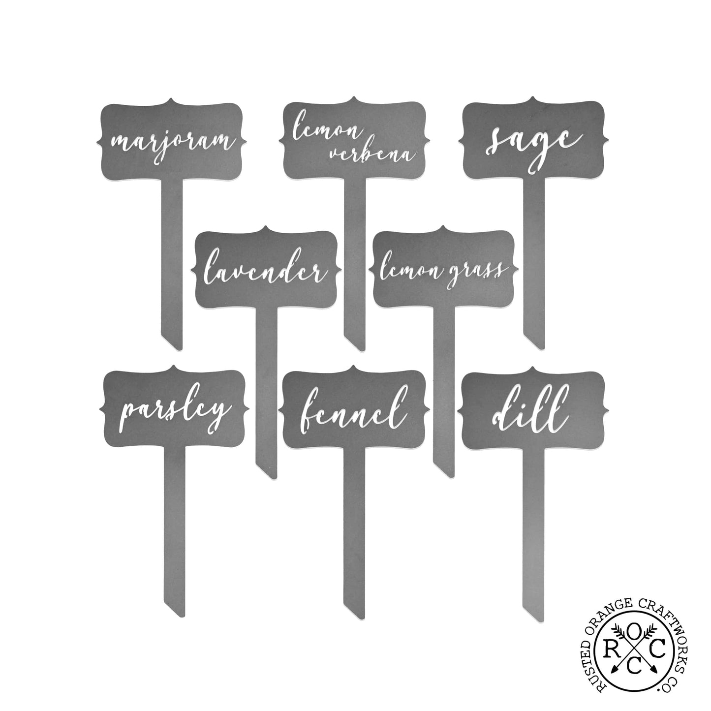 Window Garden Markers - Single - Herb Garden Plant Identification Stakes