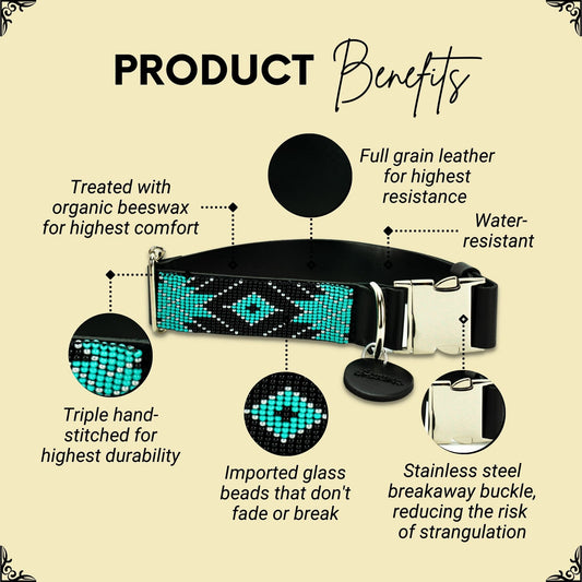 Saint Barth dog collar (quick release)