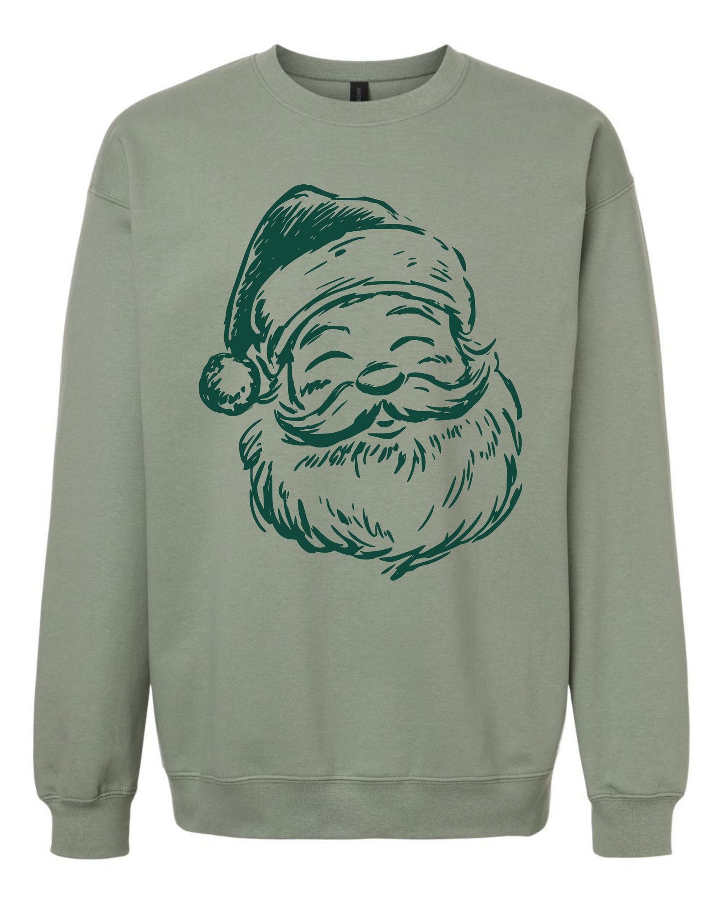 Santa Sketch Crewneck Sweatshirt