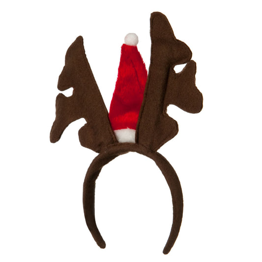 Santa Antlers Cap Headband