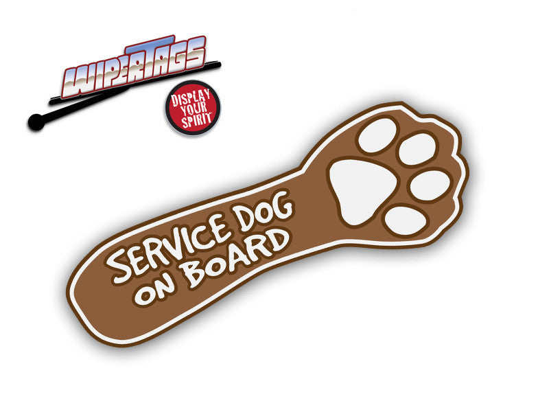 Service Dog on Board WiperTag
