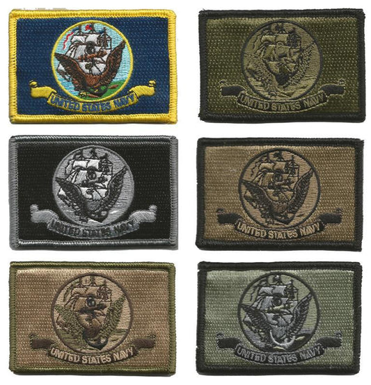 2"x3" Navy Tactical Patches (Military)