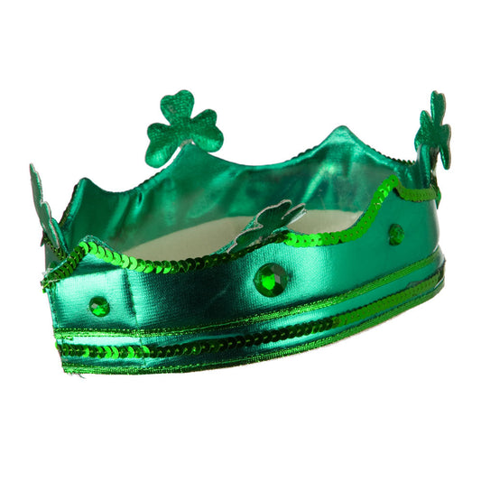 Sequin Shamrock Crown Headband