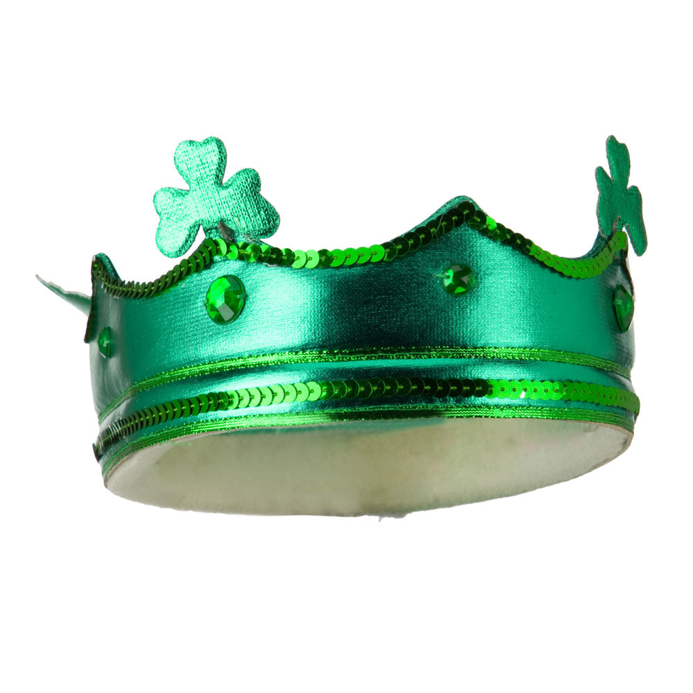 Sequin Shamrock Crown Headband