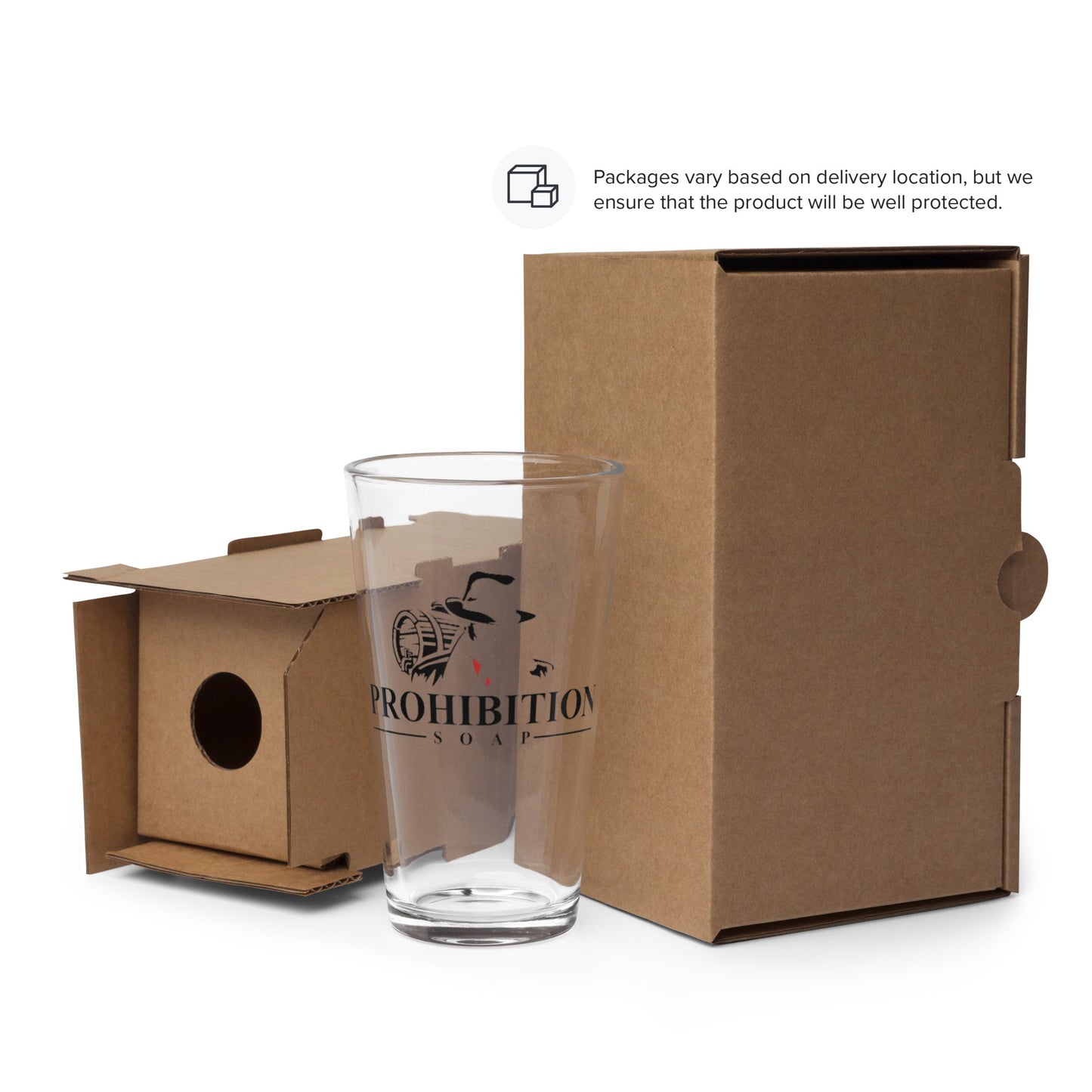 Prohibition Soap Shaker Pint Glass