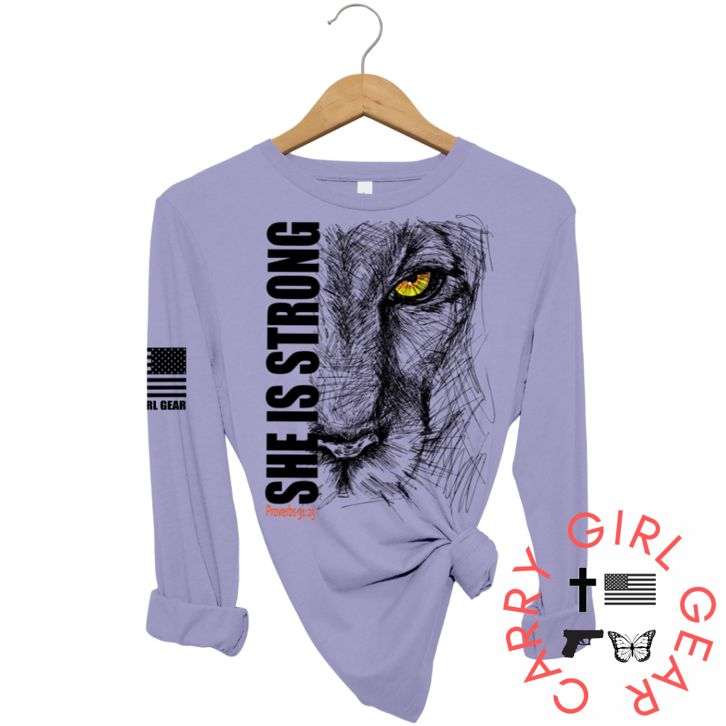 SHE IS STRONG Long Sleeve