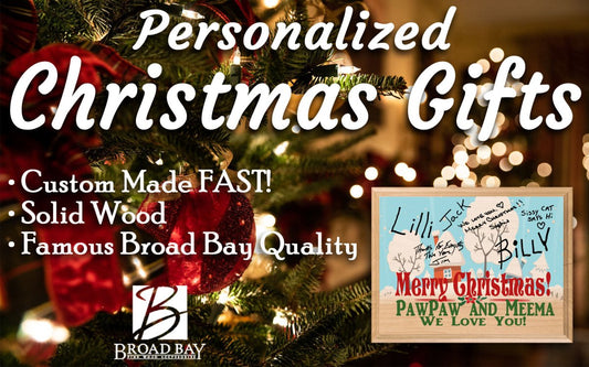 SIGNABLE Christmas Decoration Sign Personalized Gift For Parents Grandparents Aunts or Uncles