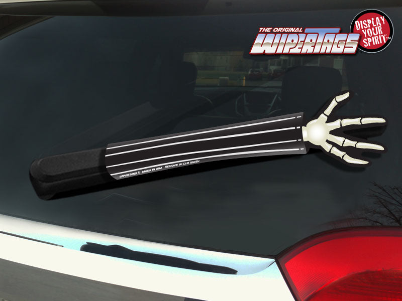 Skellington Arm Waving WiperTags