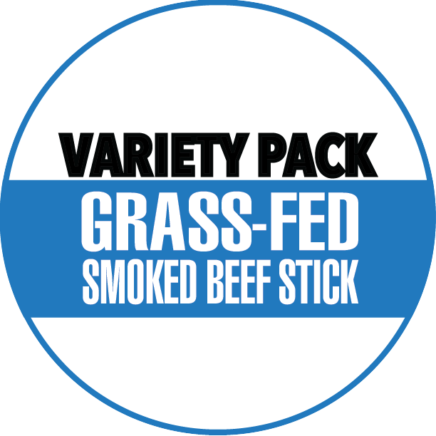 Variety - Original, Jalapeño, Smokey Sweet, 100% Grass-Fed Beef Sticks