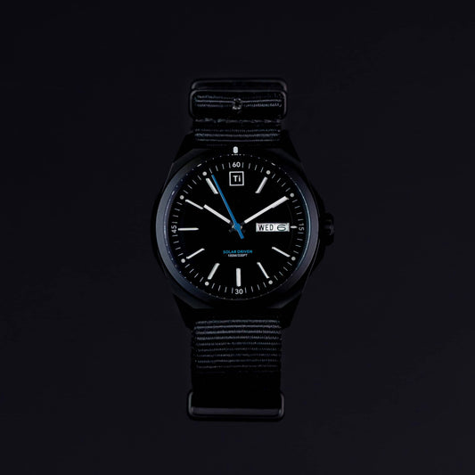 Ti Field Watch / Solar Driven / Black