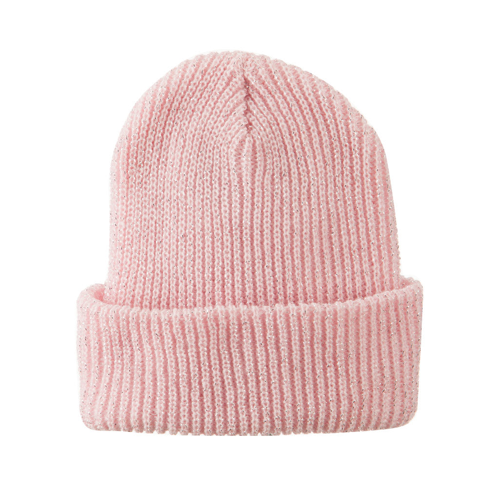 Sparkle Knitted Cuff Beanie