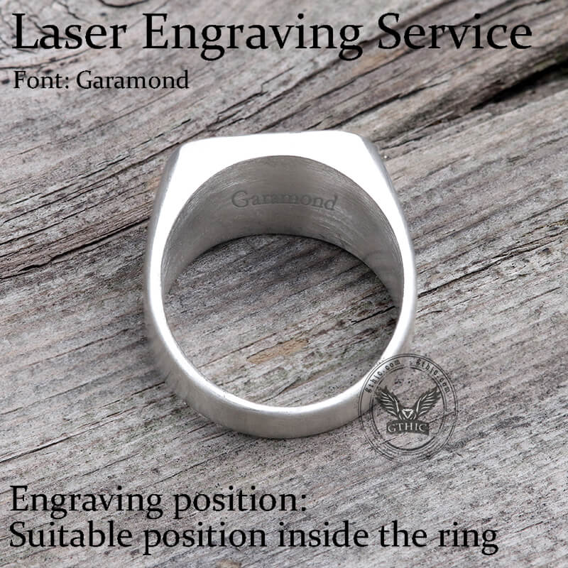 St. Benedict Cross Stainless Steel Christian Ring