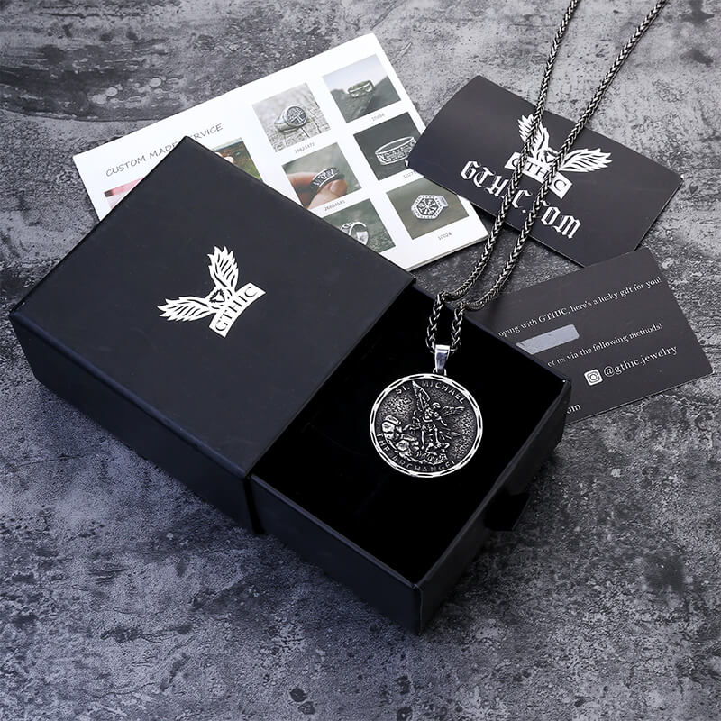 St. Michael Archangel Stainless Steel Pendant