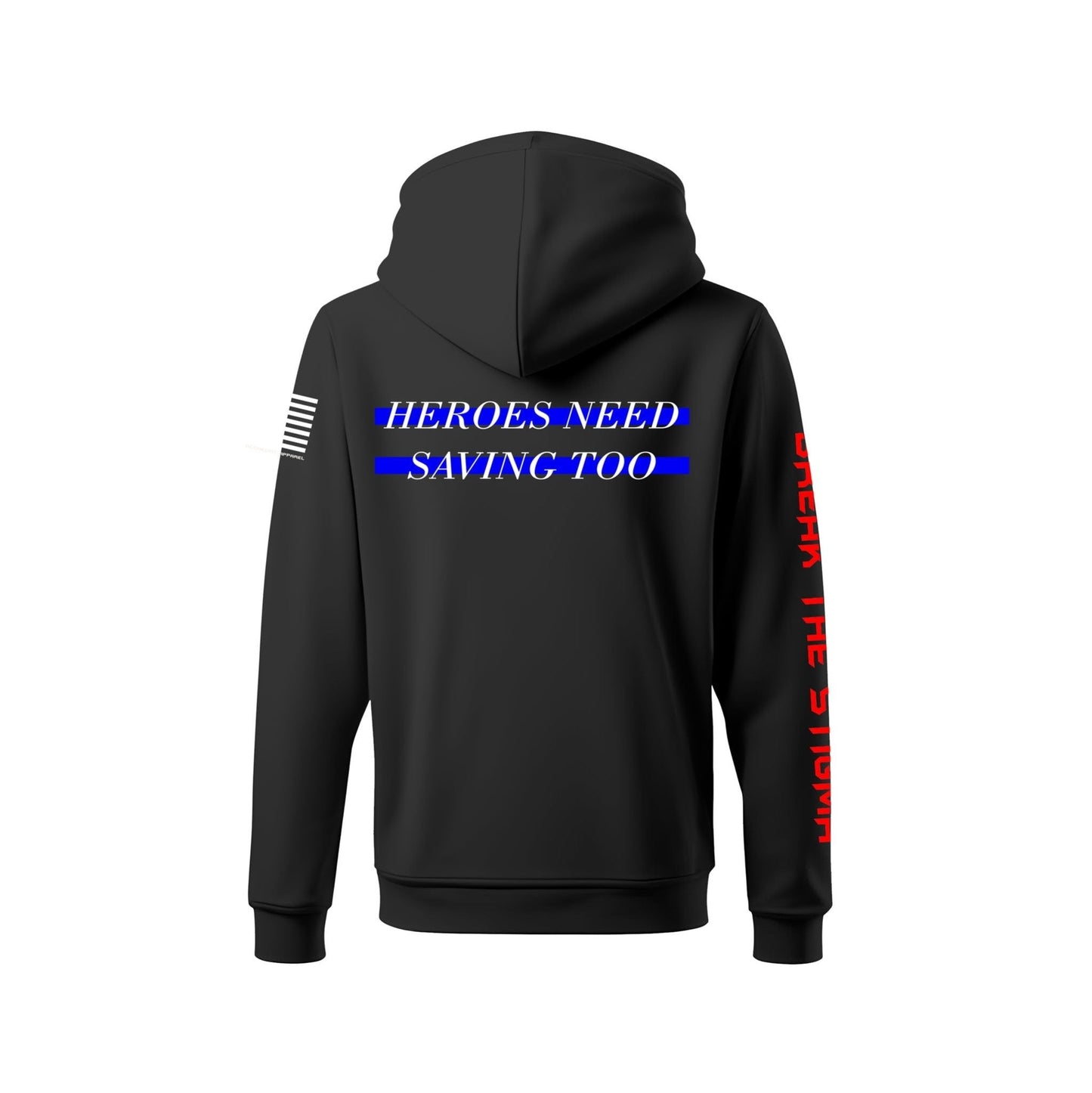 Stigma-Breaking Hoodie - Blue Line