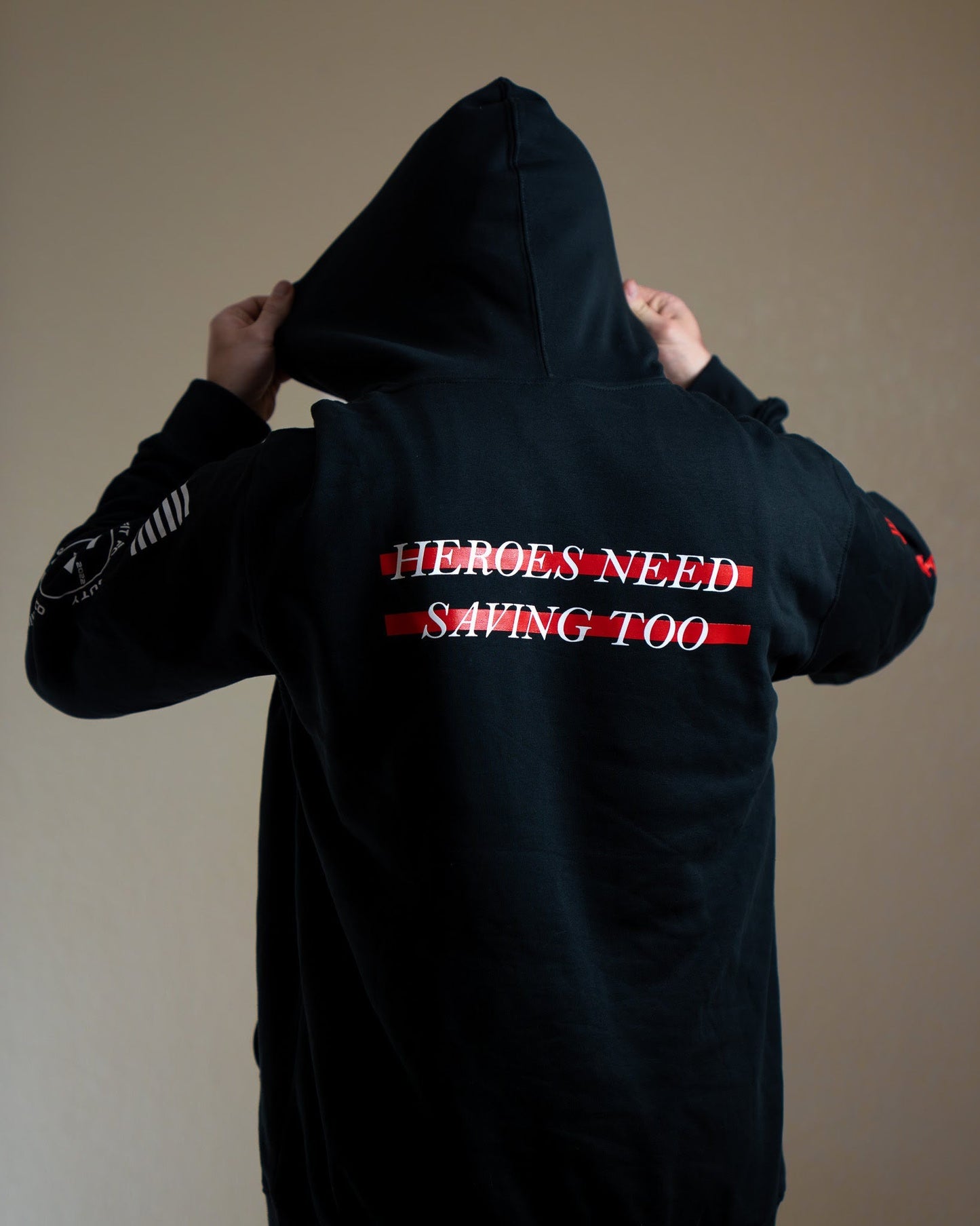 Stigma Breaking Hoodie- Red Line