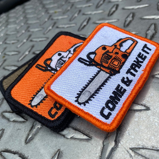 2"x3" Chainsaw Come and Take It Tactical Patch
