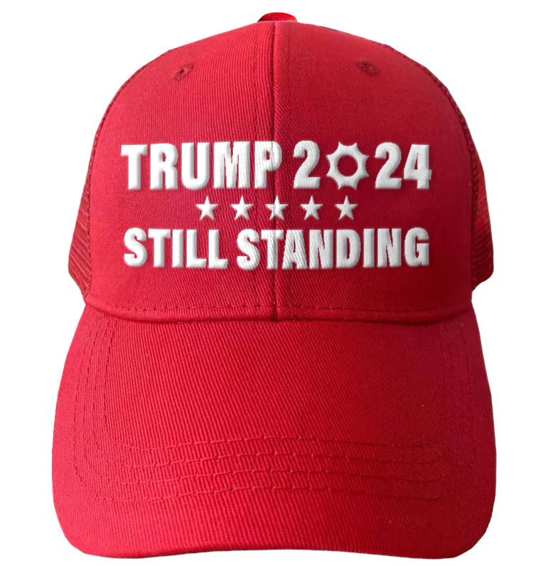 Trump 2024 Bullet Hole Hat - 2740