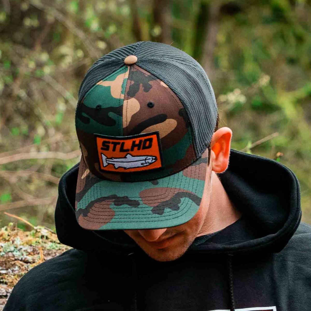 STLHD Camo Snapback Trucker Hat
